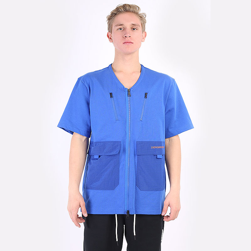мужская синяя футболка Jordan 23 Engineered Top DH1597-480 - цена, описание, фото 3